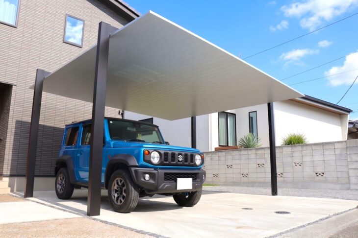 群馬県伊勢崎市J様邸 駐車場から主庭までトータルデザインした新築外構工事 ガーデンラボ